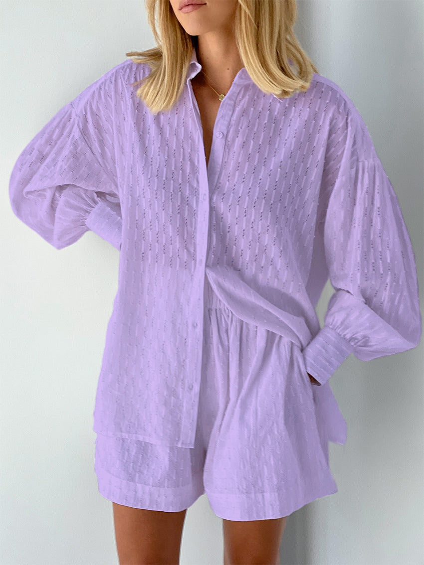 Maude | Chic Shirt & Shorts Set Melbourne Gallery
