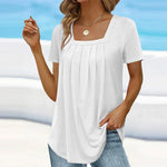 Mindy™ - Chic Pleated Blouse for Effortless Style