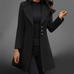 Vinci™ | Luxurious Italian Wool Long Sleeve Coat Melbourne Gallery