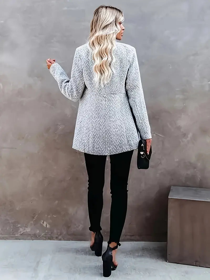 Stella™ | Elegant Mid-Length Coat with Pockets Melbourne Gallery