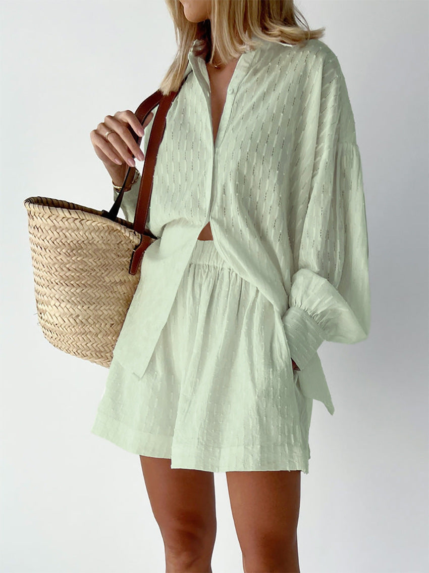 Maude | Chic Shirt & Shorts Set Melbourne Gallery