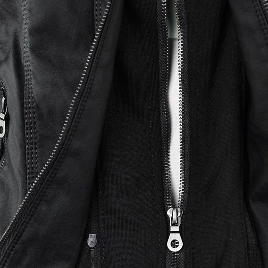 Olivia™ | Waterproof Women's Leather Jacket with Hood Merlbourne Gallery