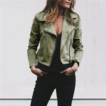Lila - Suede Biker Jacket Melbourne Gallery