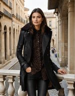 Marli Luxurious Leather Trench Coat My Store