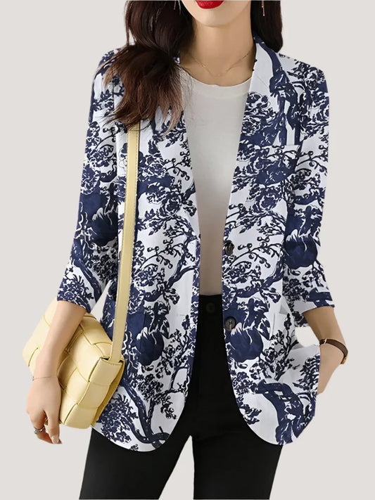 Zoe™ – Floral Blazer for Effortless Elegance