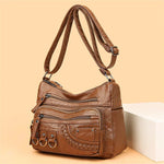 Yasmin™ – Vintage-Inspired Soft Zip Bag with Everyday Elegance