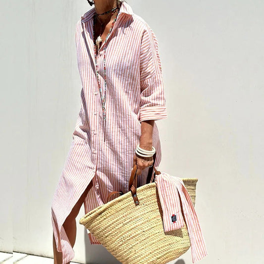 Armelle | Elegant Striped Summer Dress (Almost sold out) Melbourne Gallery