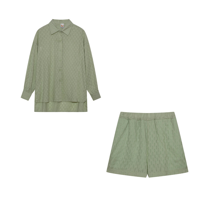 Maude | Chic Shirt & Shorts Set Melbourne Gallery