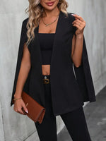 Olivia™ – Cape Blazer for Bold, Elegant Style