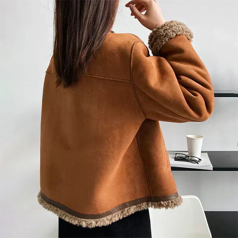Evelyn™ | Luxurious Genuine Sheepskin Jacket Melbourne Gallery