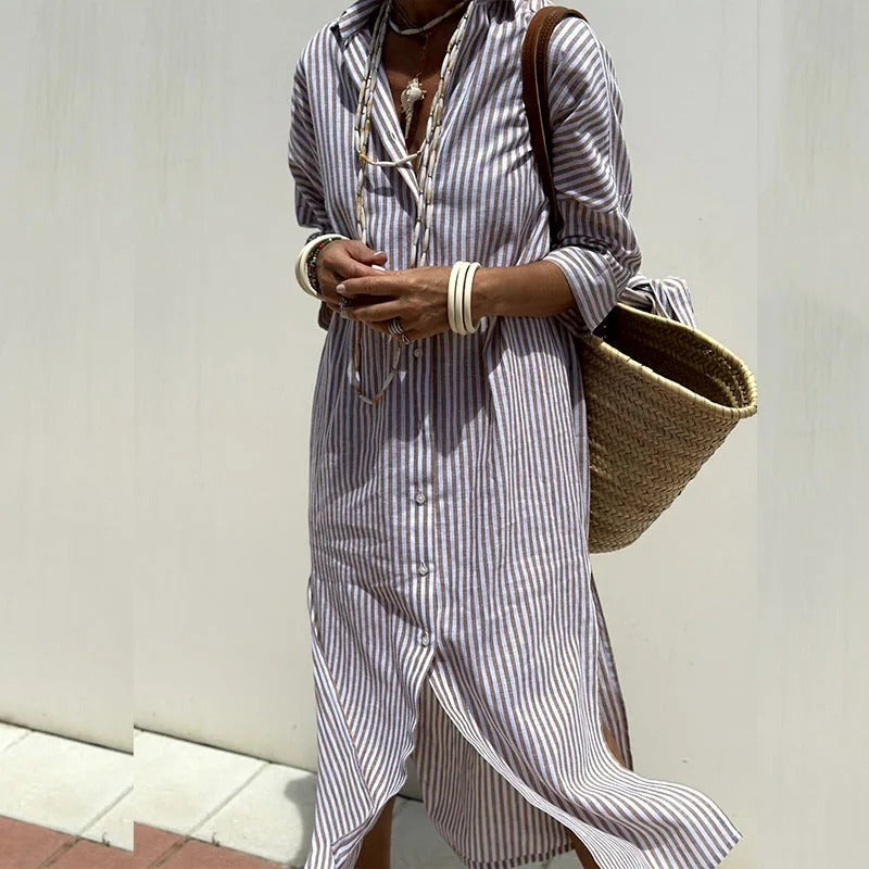 Armelle | Elegant Striped Summer Dress (Almost sold out) Melbourne Gallery